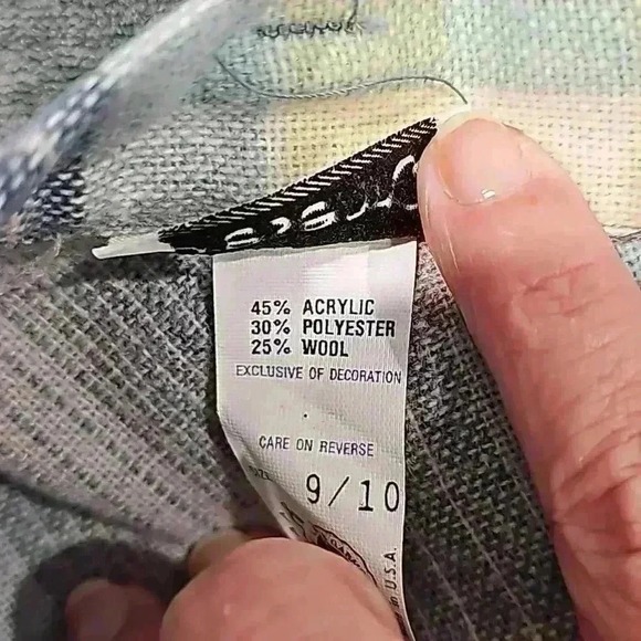 Present Co. Vintage wool mix midi skirt size  XSmall - Picture 5 of 6